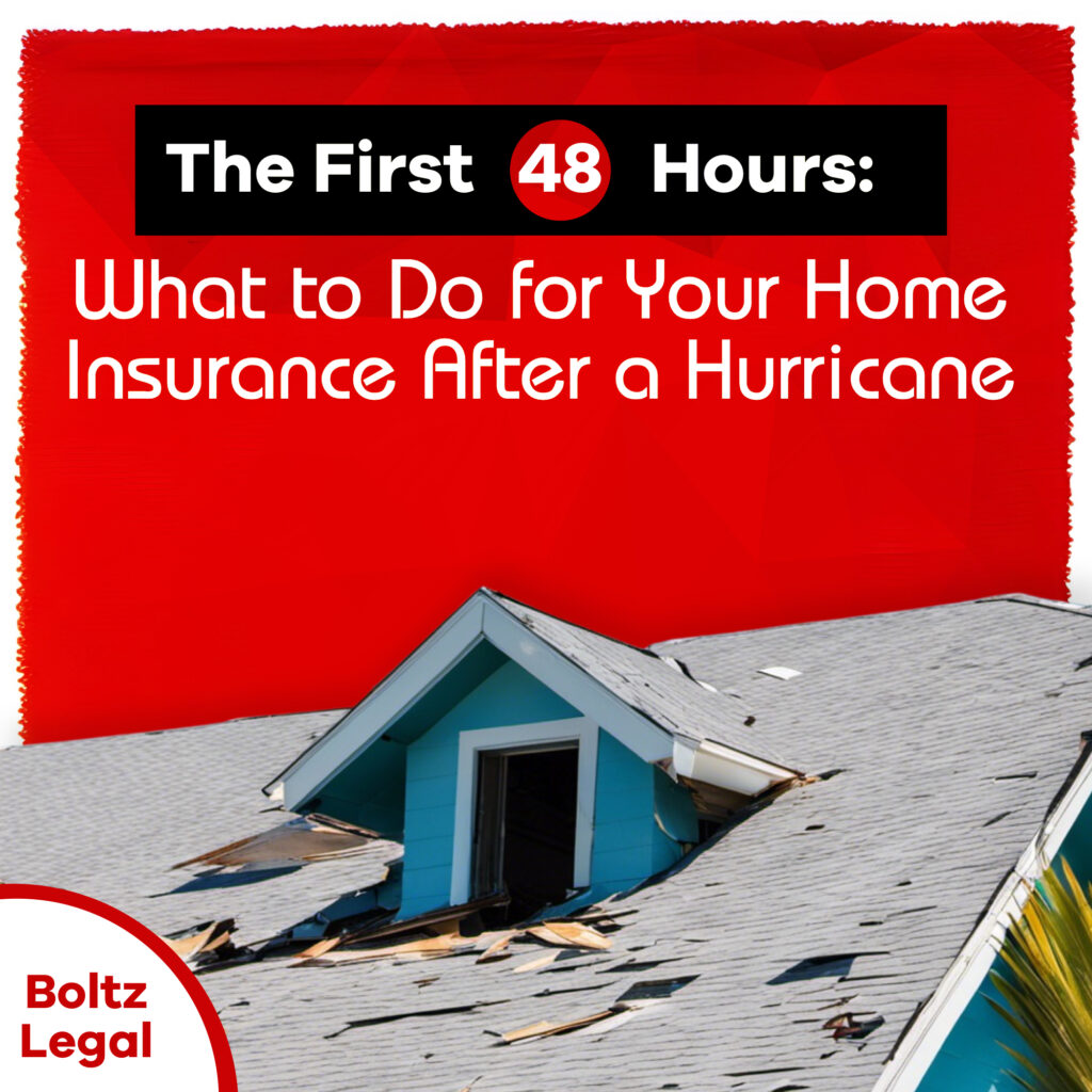 The First 48 Hours What to Do for Your Home Insurance After a Hurricane